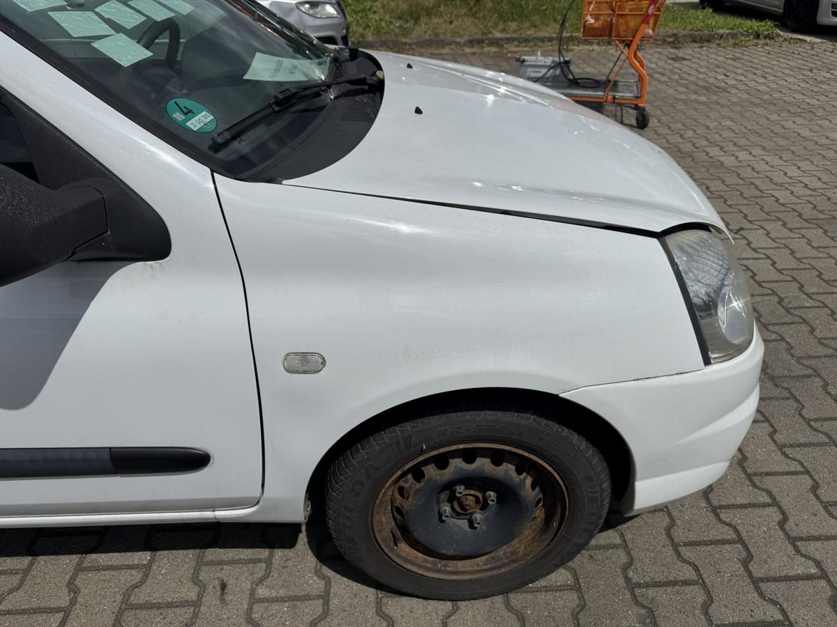 Renault Clio 2 original Kotfl&uuml;gel vorn rechts OV369 Wei&szlig; Facelift Bj.2009